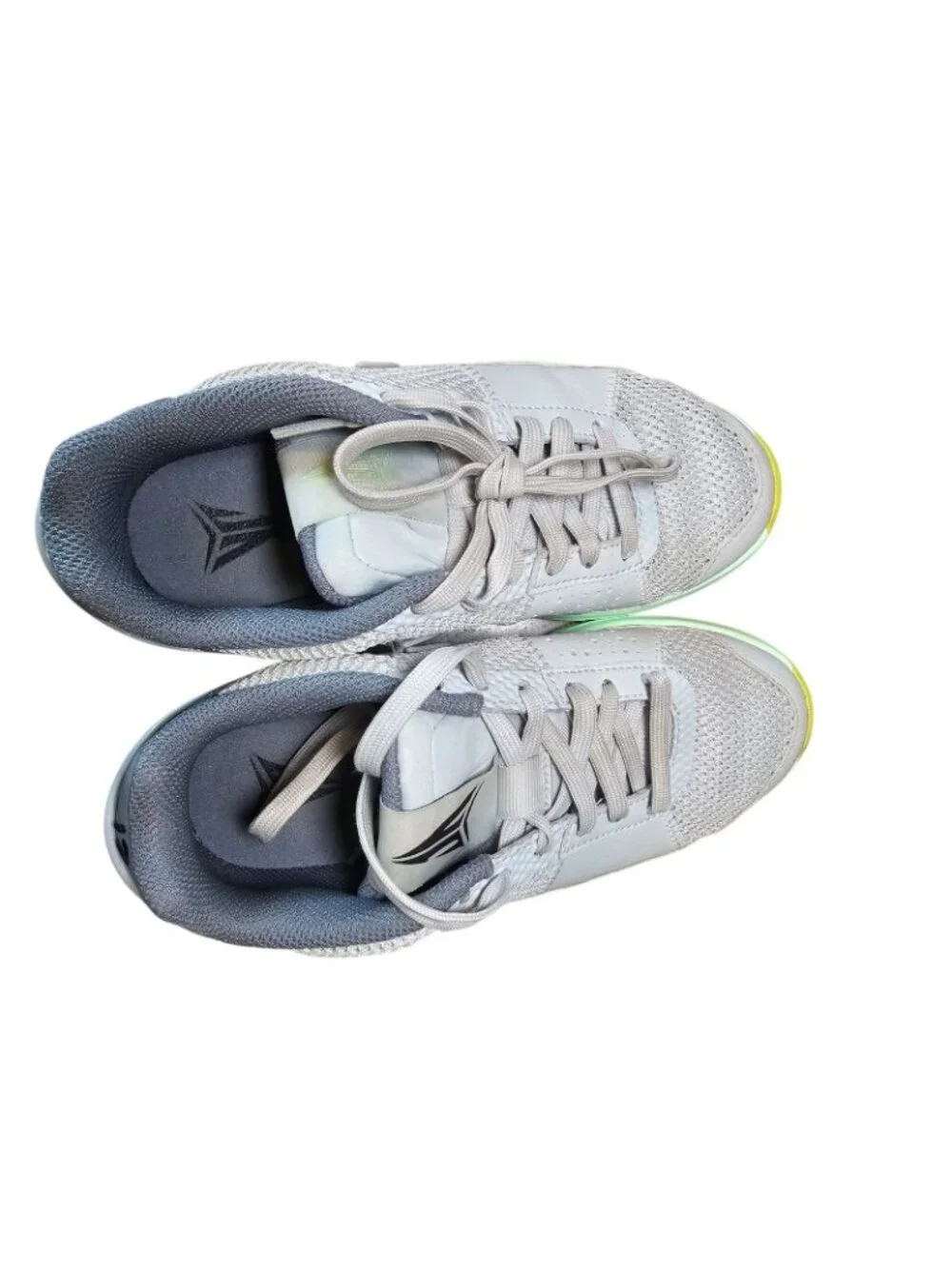 Nike JA 1 GS Kids Basketball Shoes Sneakers Sz 4 Light Silver/Cyber Grey